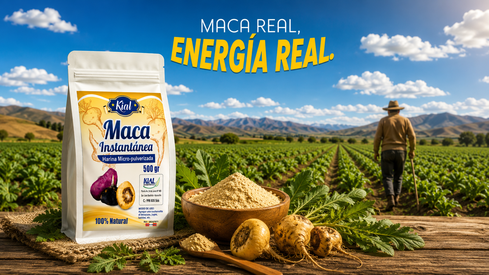 campo de la siembbra haria de maca